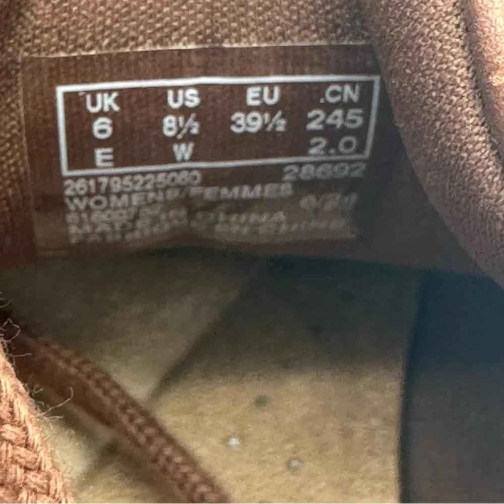 Clarks Brown Leather Oxfords with Zipper Detail